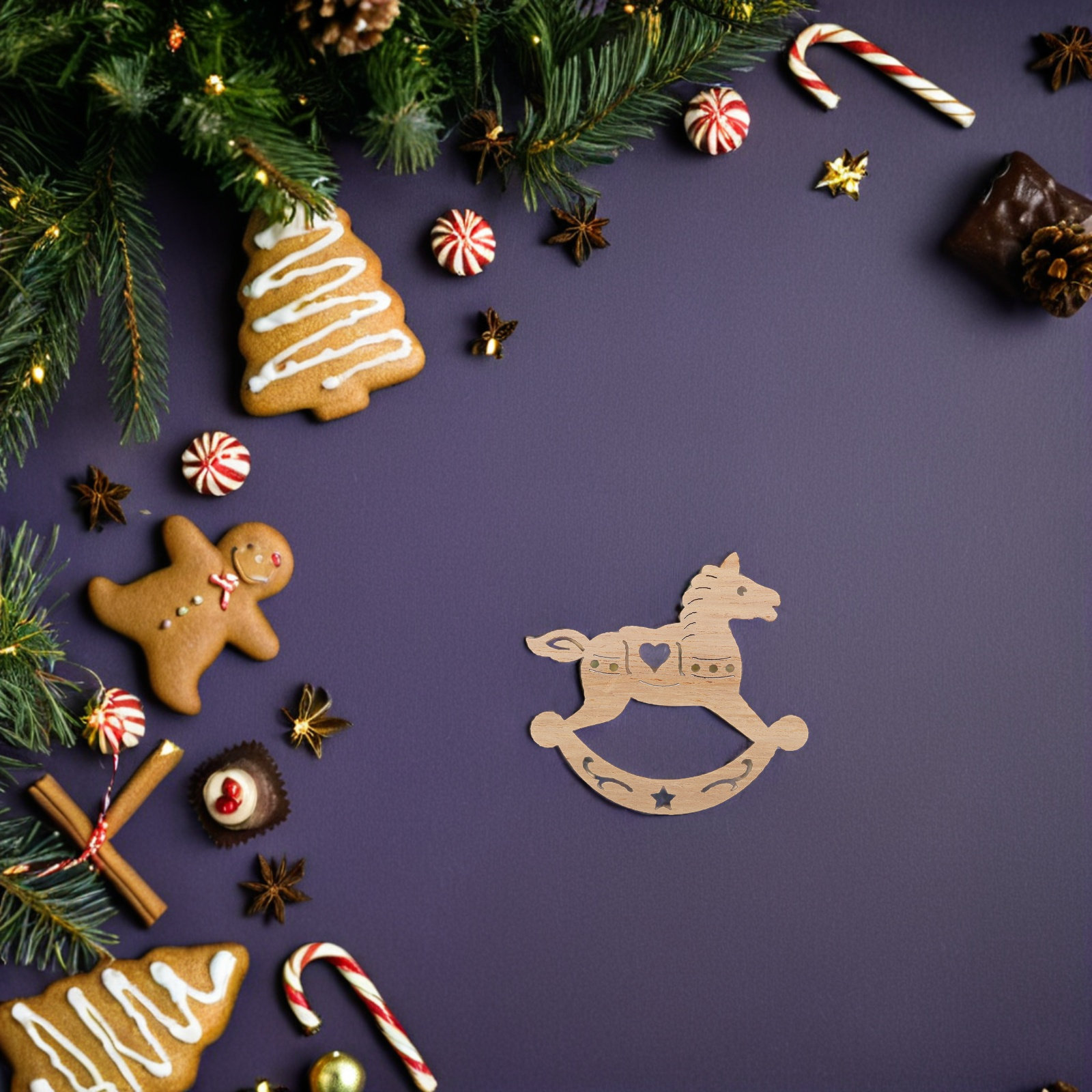 20Pcs Unfinished Wood Slices C - Art And Craft Xmas Tree 评论和价格