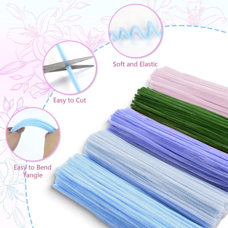Pipe Cleaners Chenille Stems J - Art Craft For Kids 评论和价格