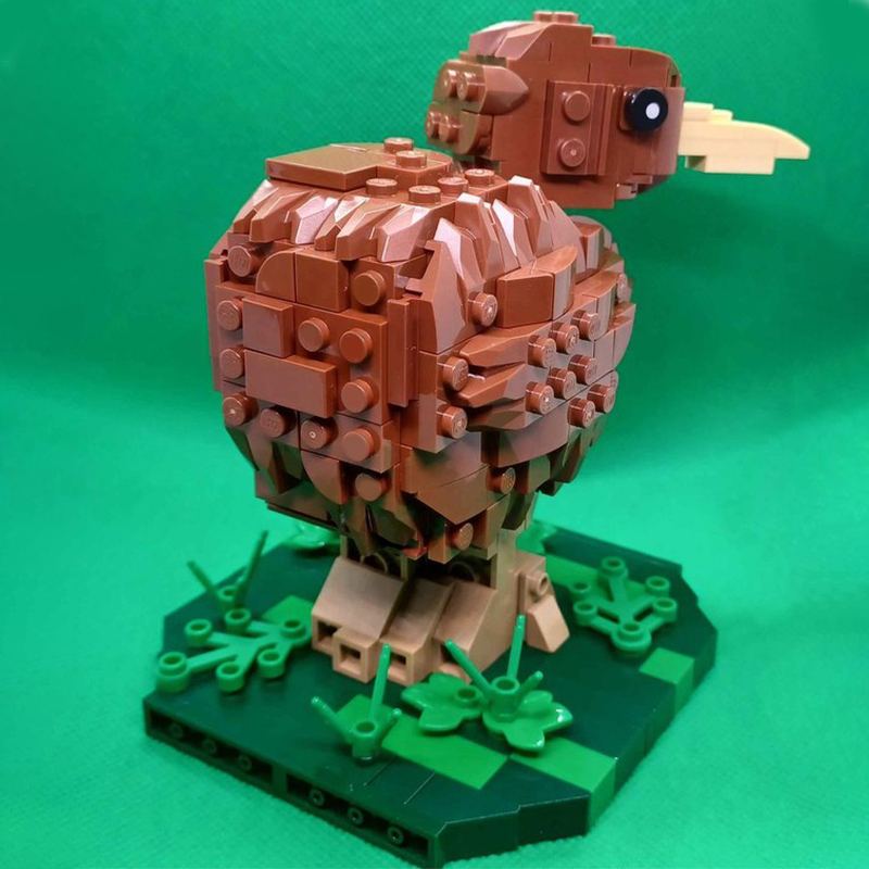 355pcs MOC Sculptures Kiwi Mod - Art Craft Christmas Ideas 评论和价格
