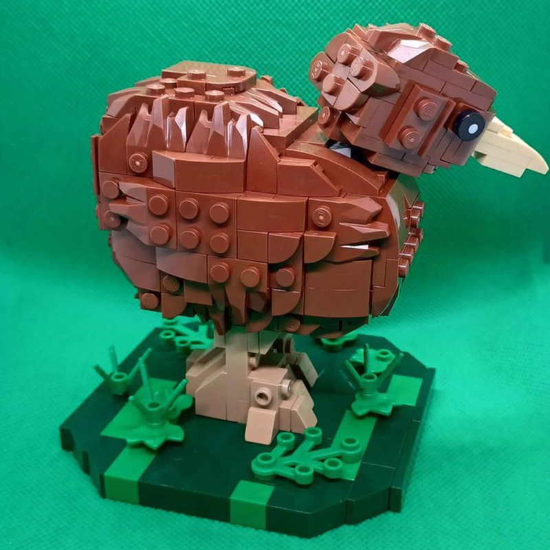355pcs MOC Sculptures Kiwi Mod - Art Craft Christmas Ideas 评论和价格