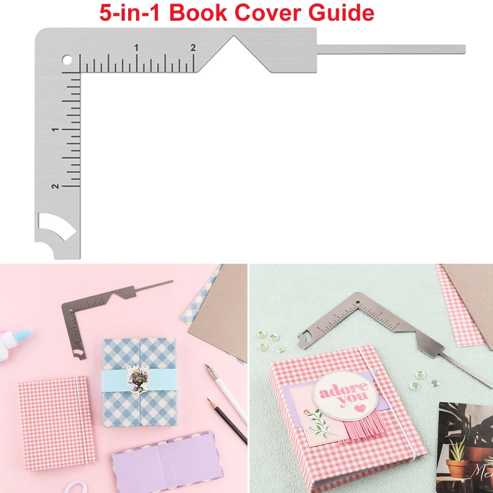 5-in-1 Book Cover Guide Stainl - Art Craft Books 评论和价格