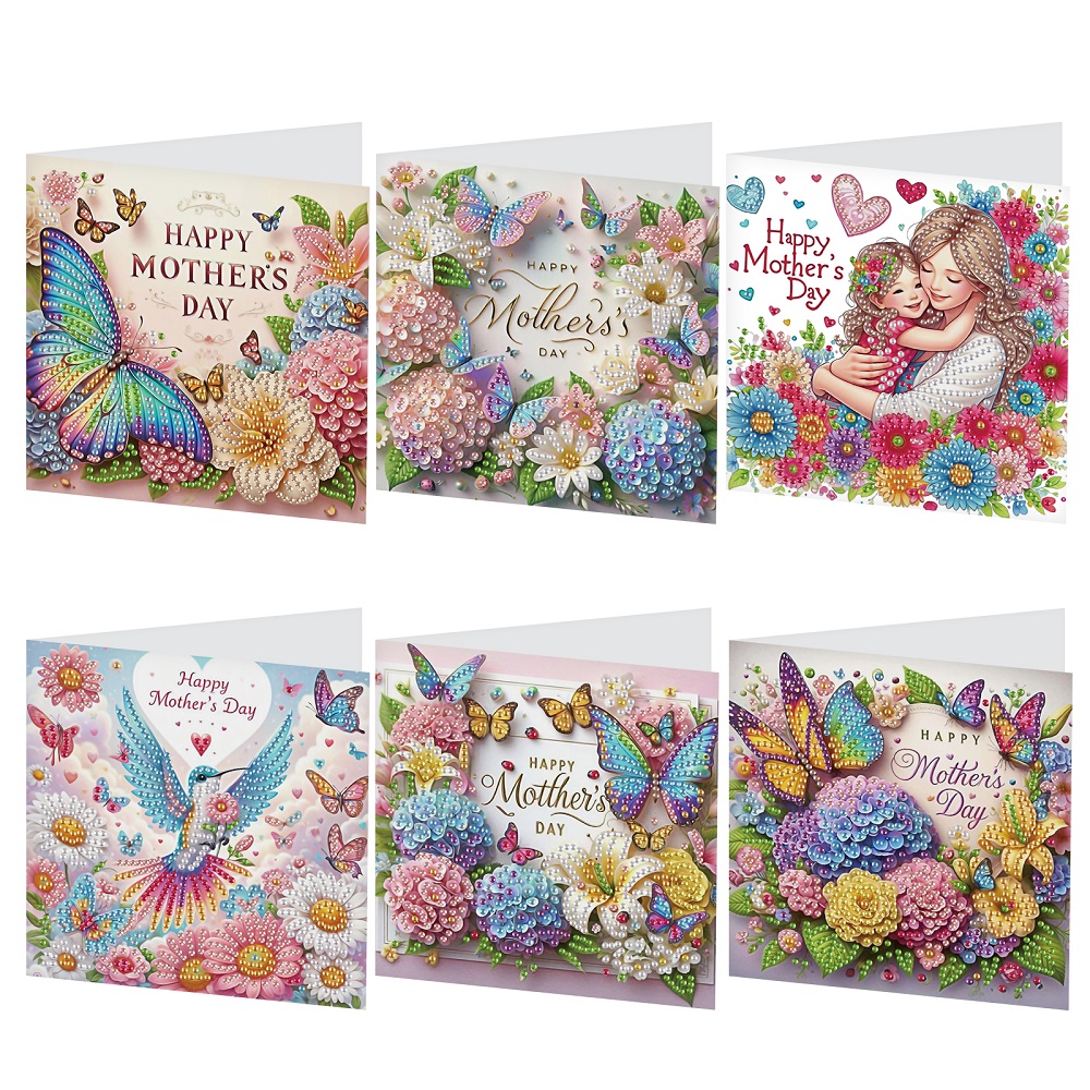 6Pcs Diamond Art Painting Gree - Art Craft Kits 评论和价格