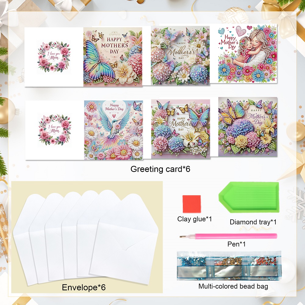 6Pcs Diamond Art Painting Gree - Art Craft Kits 评论和价格
