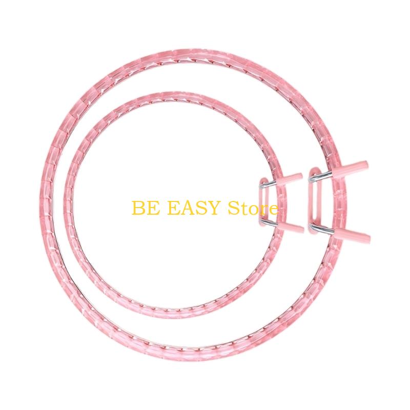 E28F 2 Pack Acrylic Craft Hoop - Art Craft Description 评论和价格