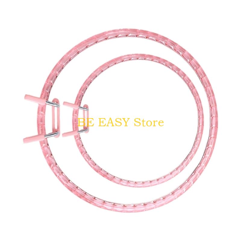 E28F 2 Pack Acrylic Craft Hoop - Art Craft Description 评论和价格