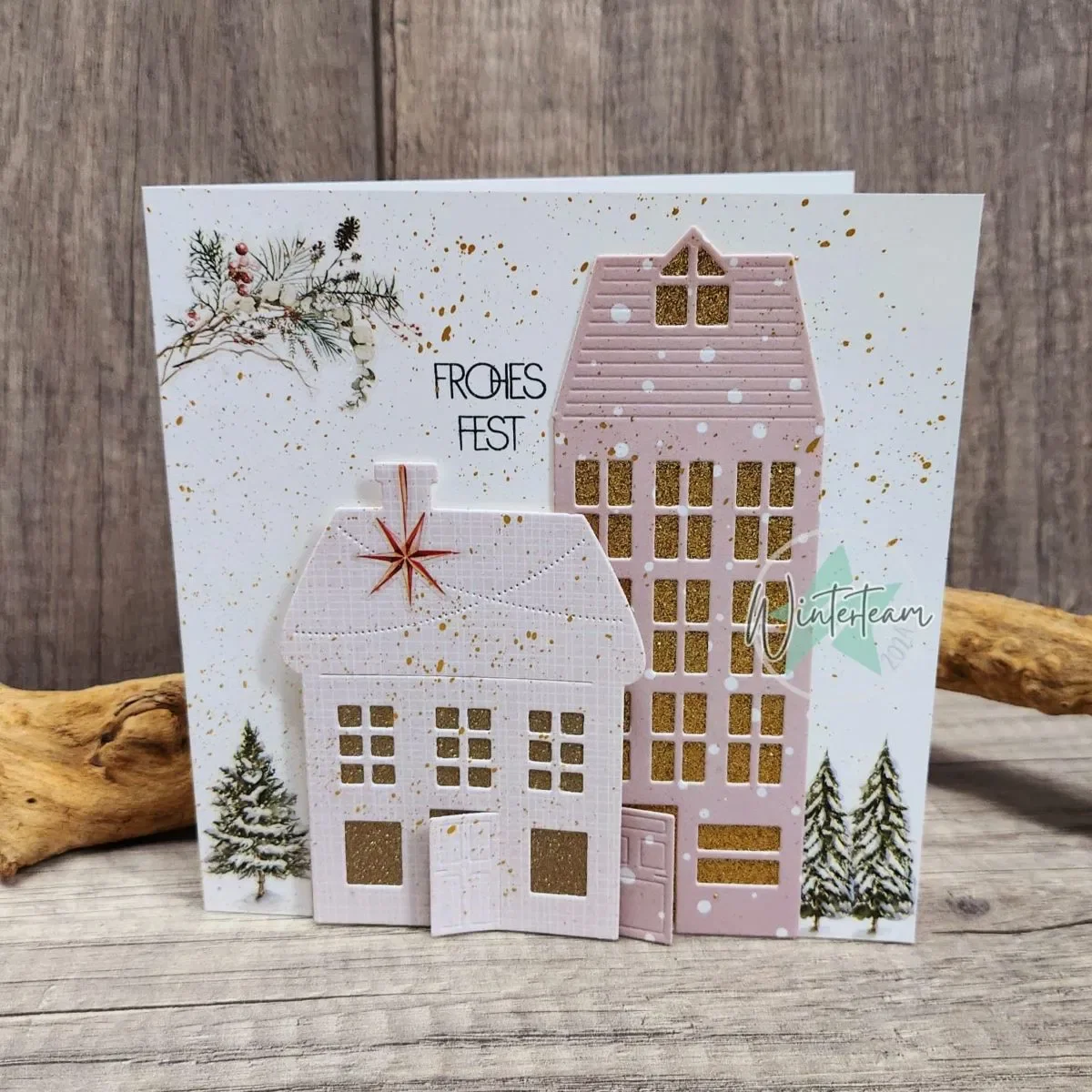 Window Metal Cutting house bac - Rubber Stamp Blank 评论和价格