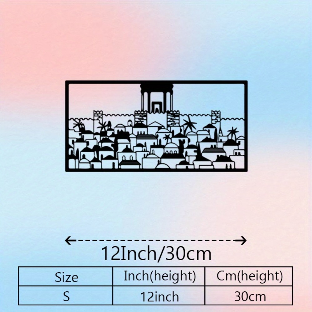 CIFBUY Metal Wall Art Jerusale - Art & Craft Be 评论和价格
