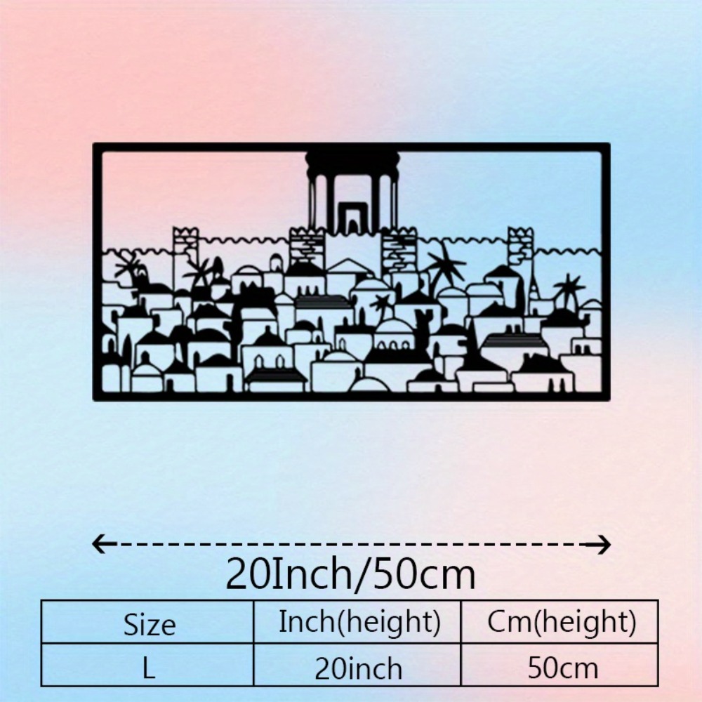 CIFBUY Metal Wall Art Jerusale - Art & Craft Be 评论和价格
