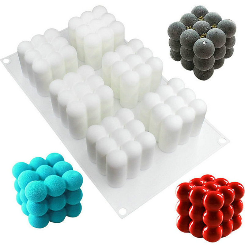 Candle Mold Silicone DIY Cubic - Art Craft Halloween 评论和价格
